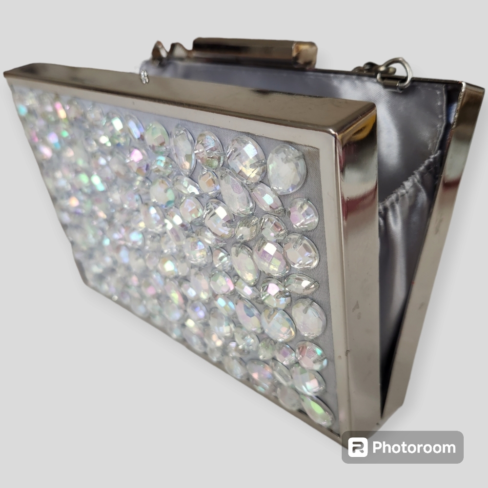 RSVP Gorgeous Clear Gem Special Occasion Clutch